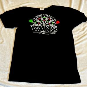 VANs Black T-shirt size L *NWT*